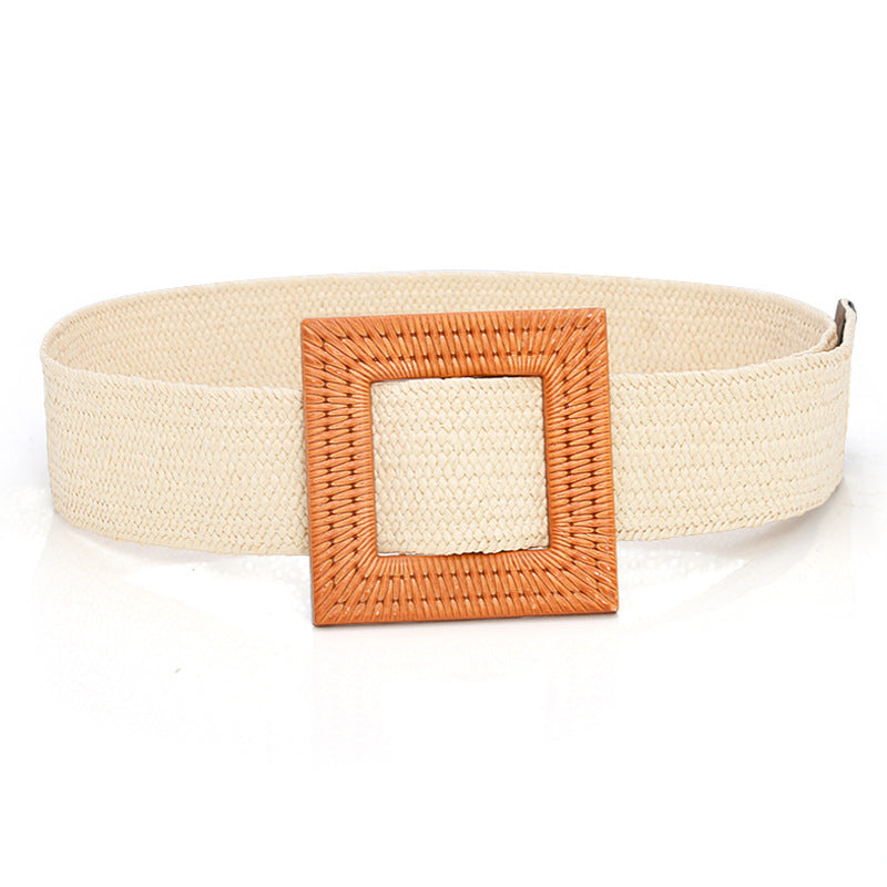 Bohemian Holiday Linen Woven Belt Limorista