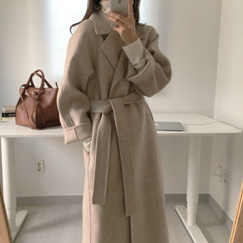 Woolen Wool Coat Women&
