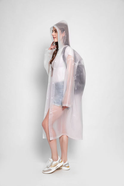 Non-disposable Adult Thickened Transparent 140g Raincoat Limorista