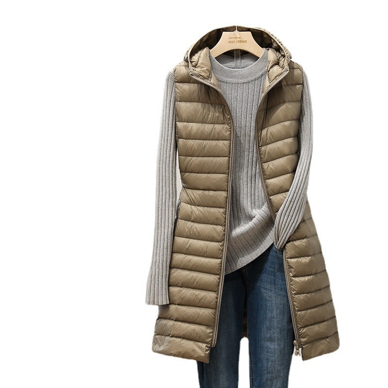 Fall Winter Hooded Korean Lightweight Down Jacket Limorista