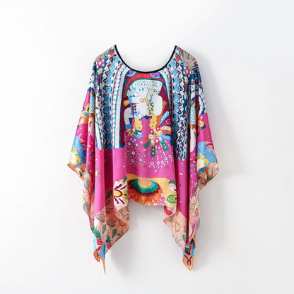 Pullover Shawl Outerwear Cover-up Multifunctional Scarf Limorista