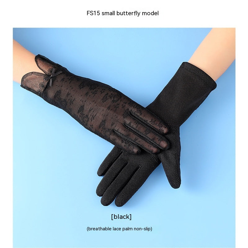 Lightweight Breathable Lace Sun Protection Gloves Limorista