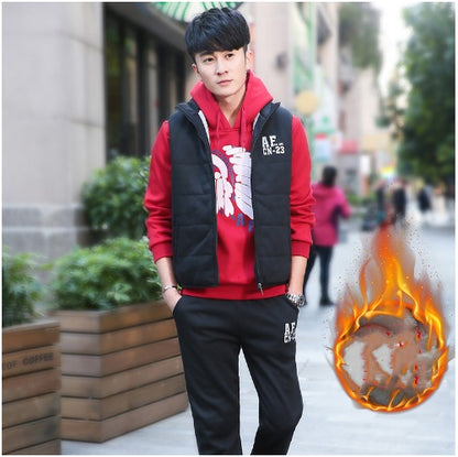 Men Plus Velvet Padded Clothes Suit Limorista