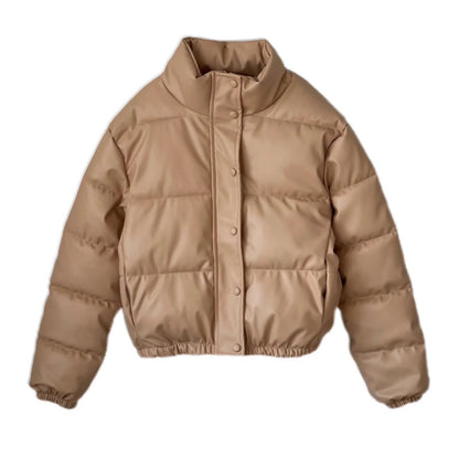 Faux leather cotton jacket Limorista