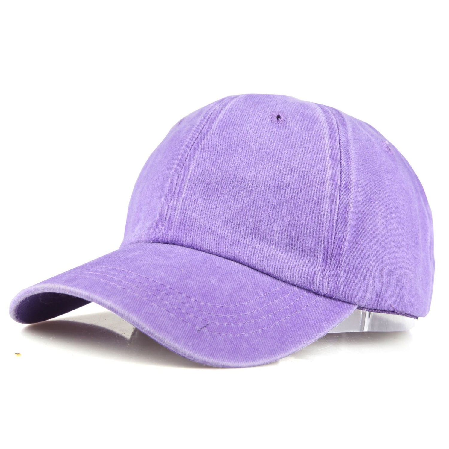 Washed Solid Color Light Board Baseball Cap For Women Limorista
