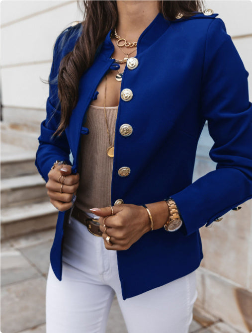 Long-sleeved Slim-breasted Small Blazer Limorista