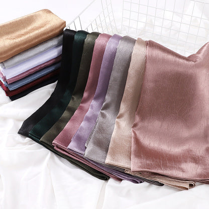 New Silk-like Silky Satin Scarf Limorista