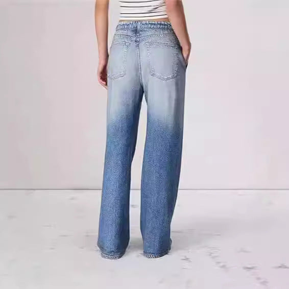 Retro Mid-waist Women&