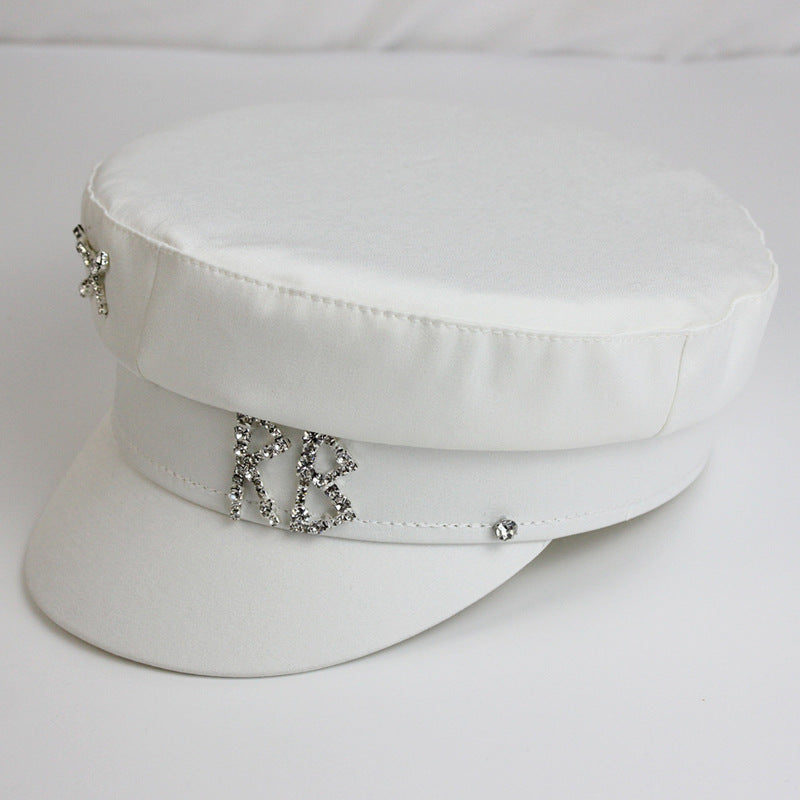 Navy Hat Fashion Outdoor Newspaper Boy Hat Cap Limorista