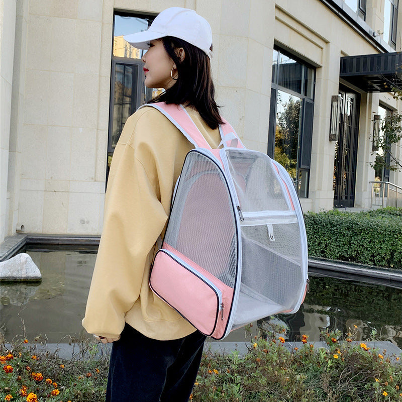 Breathable Pet Backpack Out Shoulder Cat Bag Limorista