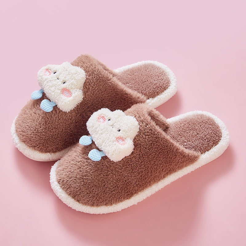 Clouds Couple Cotton Slippers Unisex Household Autumn And Winter Cartoon Limorista