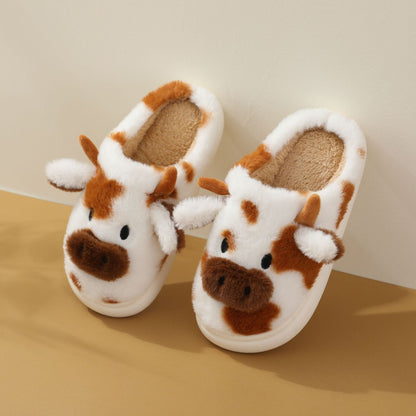 Thickened Non-slip Couple Outdoor Home Fur Cotton Slippers Limorista