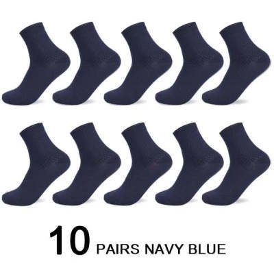 Bamboo Fiber Men Socks Business Breathable Male Limorista