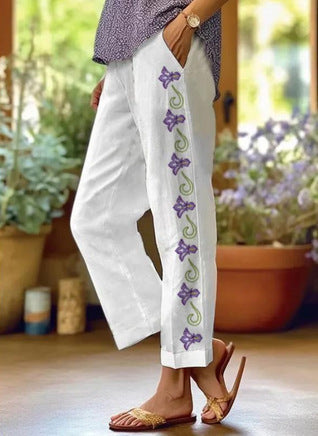 New Casual 3D Digital Printing Drawstring Trousers Limorista