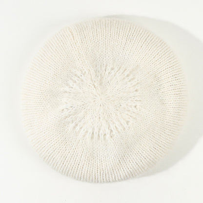 Soft Glutinous Mohair Knitted Plush Knitted Hat Limorista