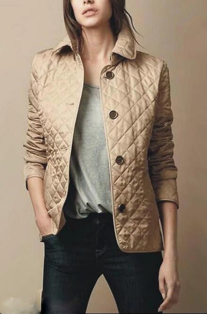 Fashionable Elegant Lapel Cotton-padded Jacket Limorista
