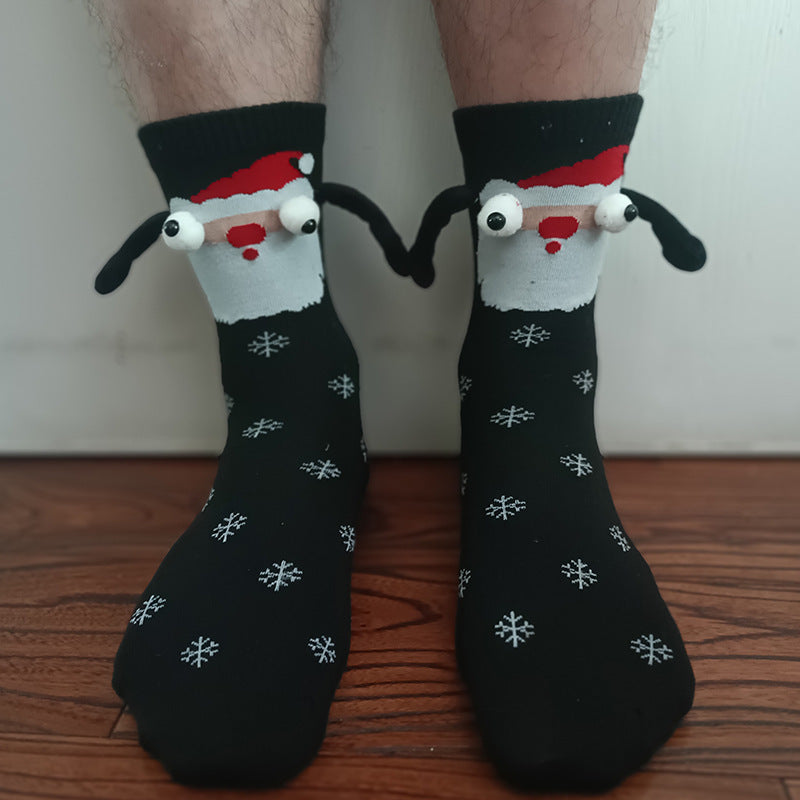 Halloween Hand Socks Couple Magnet Suction Handle Christmas Stockings Limorista