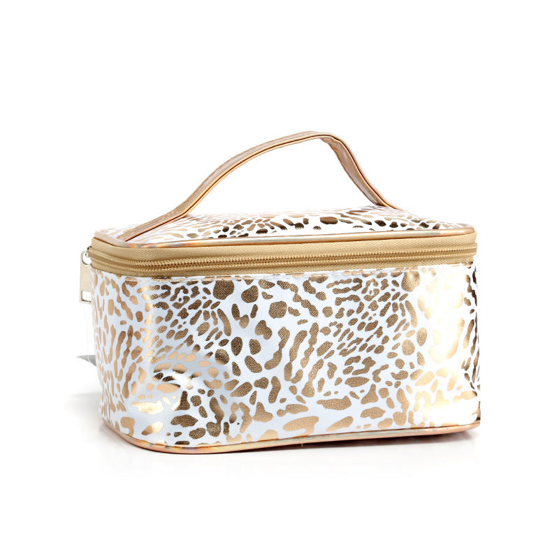 Large Capacity Handbag Leopard Print Cosmetic Bag Limorista