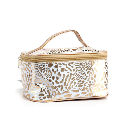 Large Capacity Handbag Leopard Print Cosmetic Bag Limorista