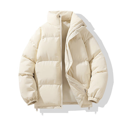 Cotton-padded Coat Stand Collar Cotton-padded Jacket Couple Wear Warm Limorista