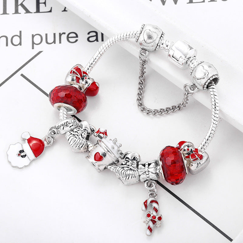 Bracelet DIY Santa Claus Truncheon Pendant Bracelet Limorista