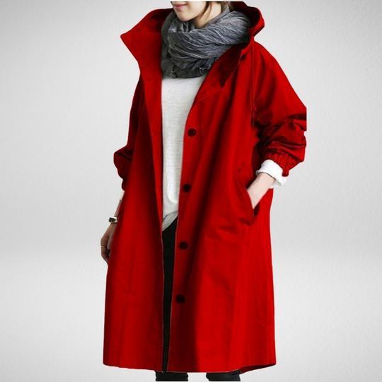 Korean Loose Solid Color British Trench Coat Limorista