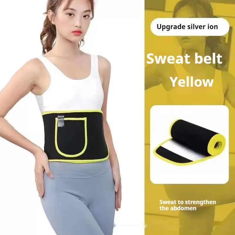 Sports Fitness Waist Support Squat Running Training Violently Sweat Belt Limorista