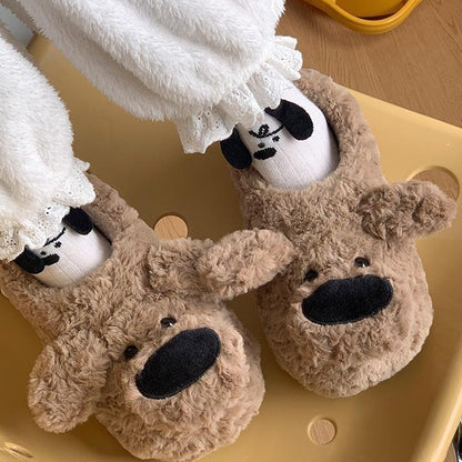 Cute Warm Nose Dog Shoes Room Non Slip Cotton Slippers Limorista