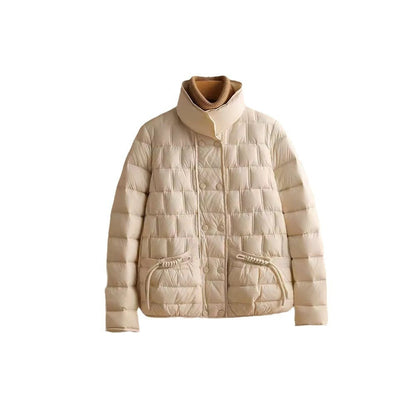 Fashion Simple Thin Lightweight Short Type Down Jacket Limorista