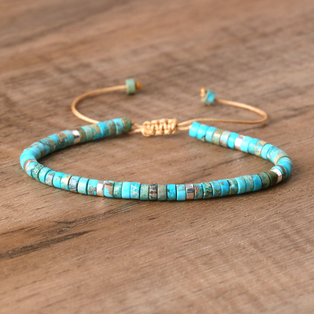 Spacer Beads Beaded Weave Bracelet Women&