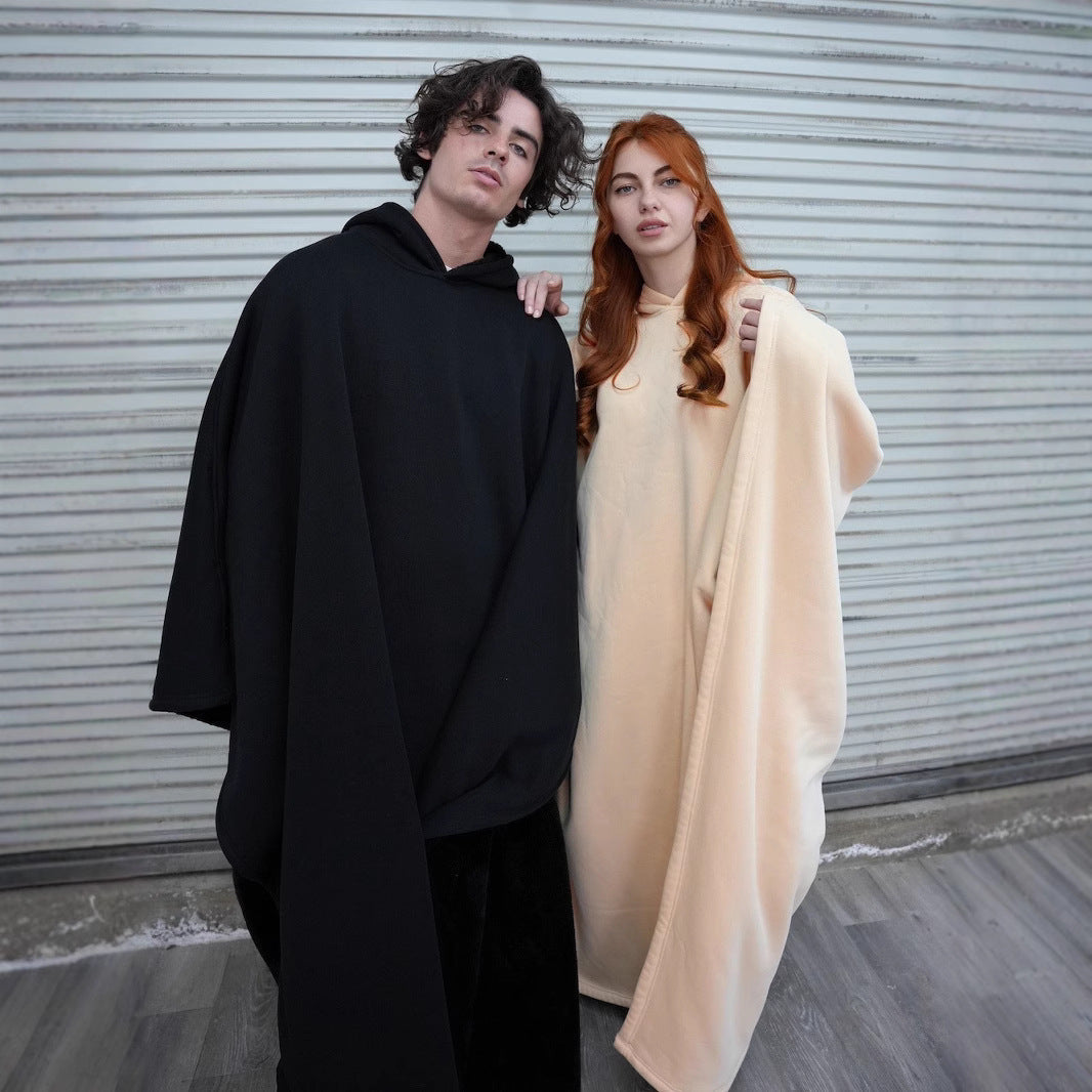 Woolen Loose Cape Tops For Men And Women Limorista