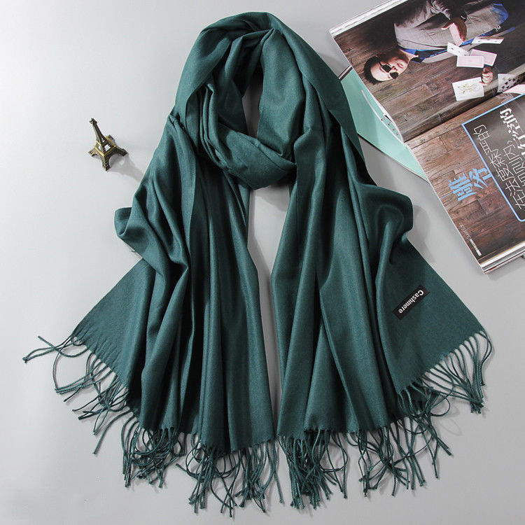 Fashion Cashmere Dual-use Shawl Warm Scarf Limorista
