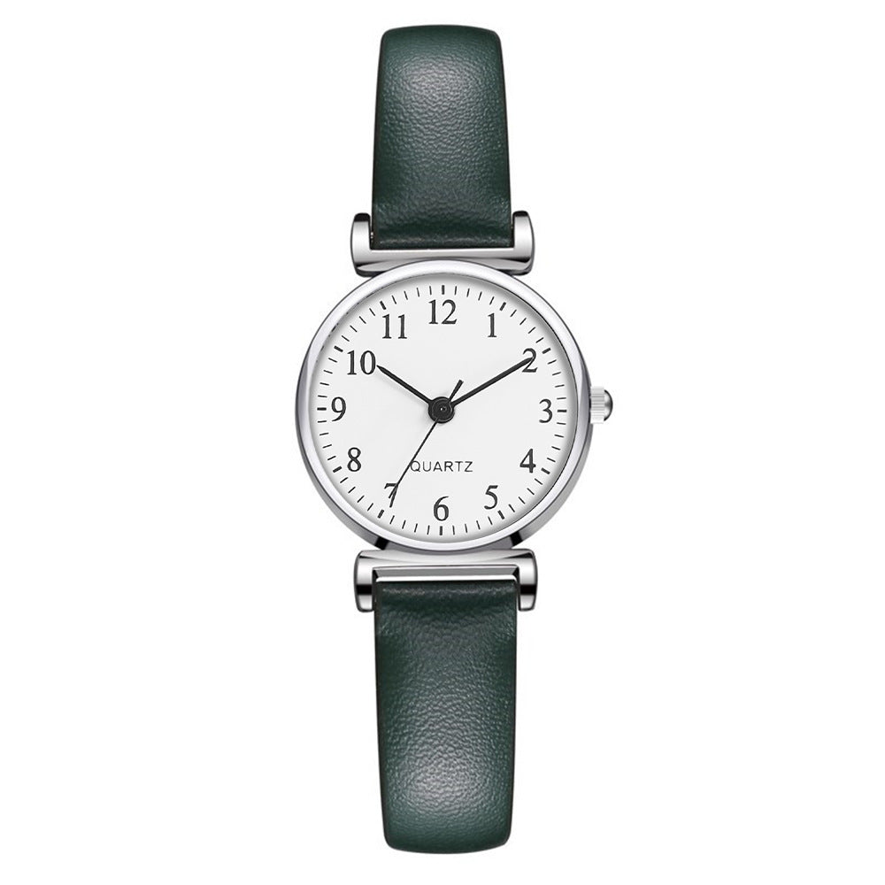 Small And Simple Temperament Student Quartz Watch With Thin Strap Limorista