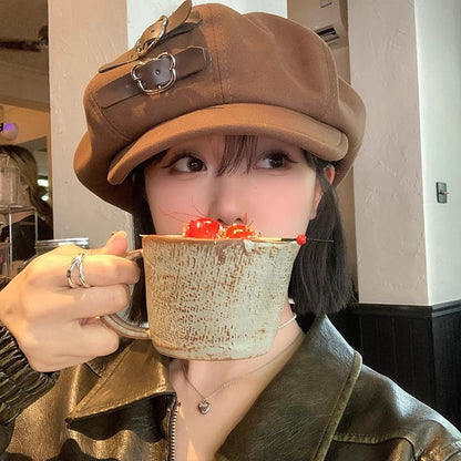 Cloud Hat For Women Autumn And Winter All-matching Small Face Limorista