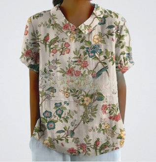 Digital Printing Loose Casual Women&