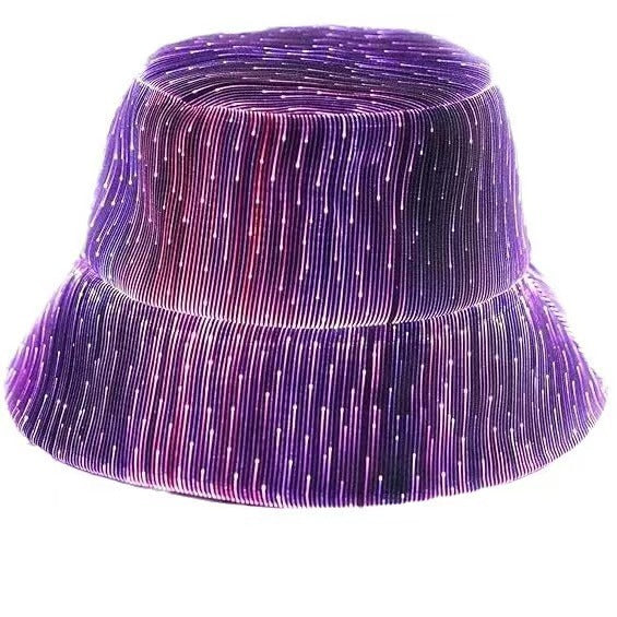 Luminous Bucket Hat Optical Fiber Colorful Transformation Limorista