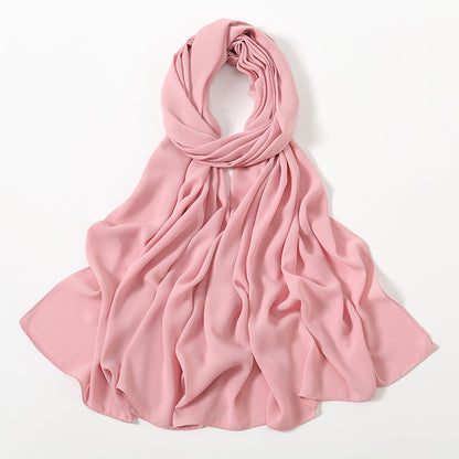Corner Cathetus All-match Chiffon Headcloth Limorista