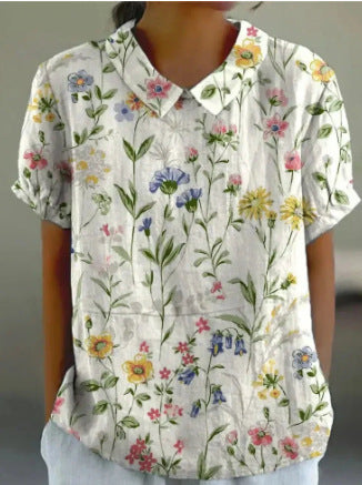 Digital Printing Loose Casual Women&
