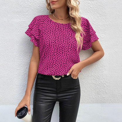 Spring And Summer New Fashion Print Top Limorista
