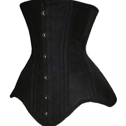 Cotton Double Steel Rib Waist Court Corset Limorista