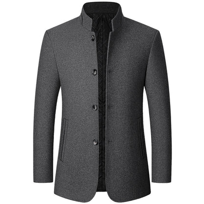 Standing Collar Middle-aged Men&