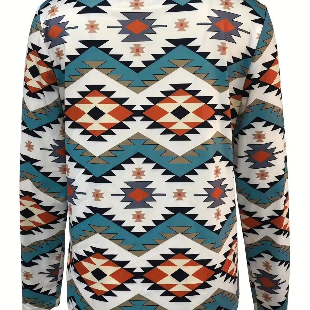 European And American Summer Printed Long-sleeved Slim-fit Women&