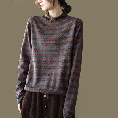 Fashionable All-match Retro Pullover Top For Women Limorista