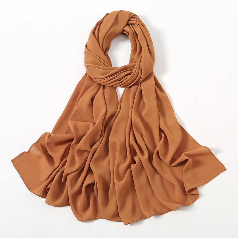 Corner Cathetus All-match Chiffon Headcloth Limorista