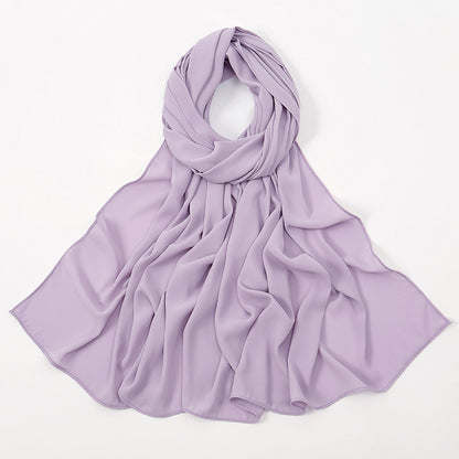 Corner Cathetus All-match Chiffon Headcloth Limorista