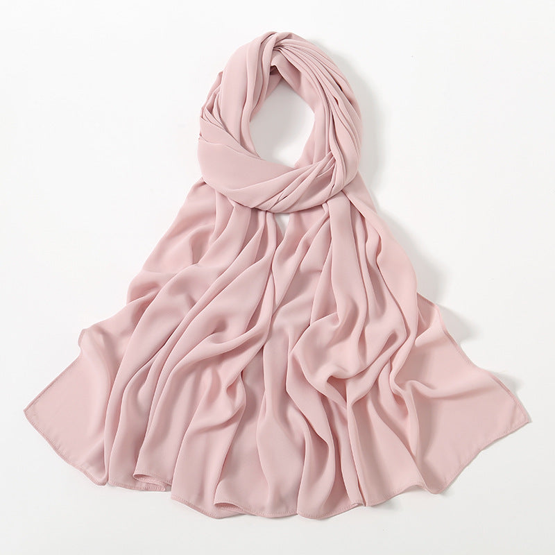 Corner Cathetus All-match Chiffon Headcloth Limorista