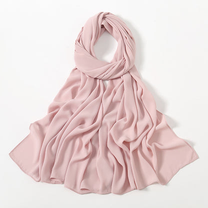 Corner Cathetus All-match Chiffon Headcloth Limorista