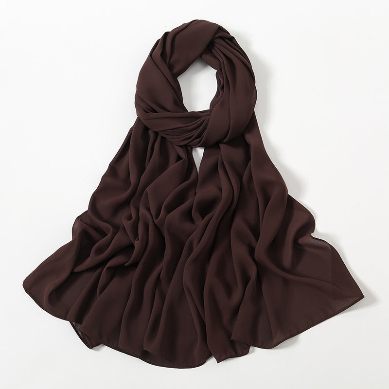 Corner Cathetus All-match Chiffon Headcloth Limorista