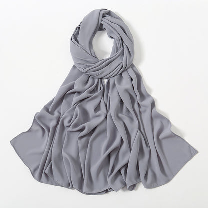 Corner Cathetus All-match Chiffon Headcloth Limorista