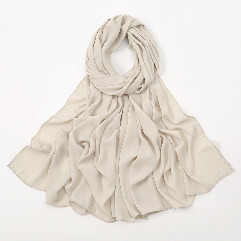 Corner Cathetus All-match Chiffon Headcloth Limorista